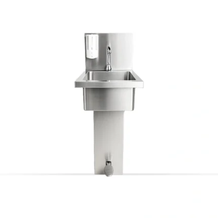 pedal basin foot operated hand wash sink bowl unit