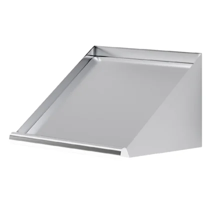 Commercial Stainless Steel Slant Pass Through Shelf / Overshelf