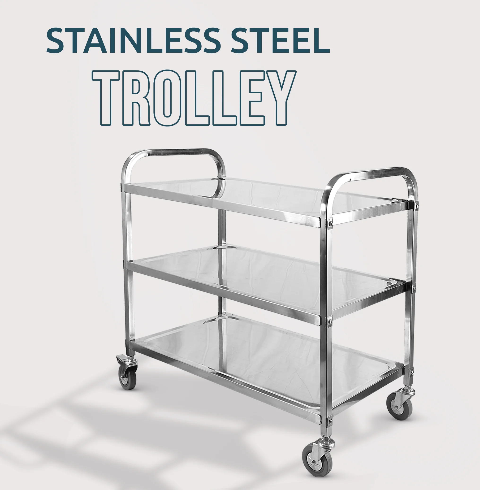 Stainless Steel Trolleys with wheels_supplier near me_