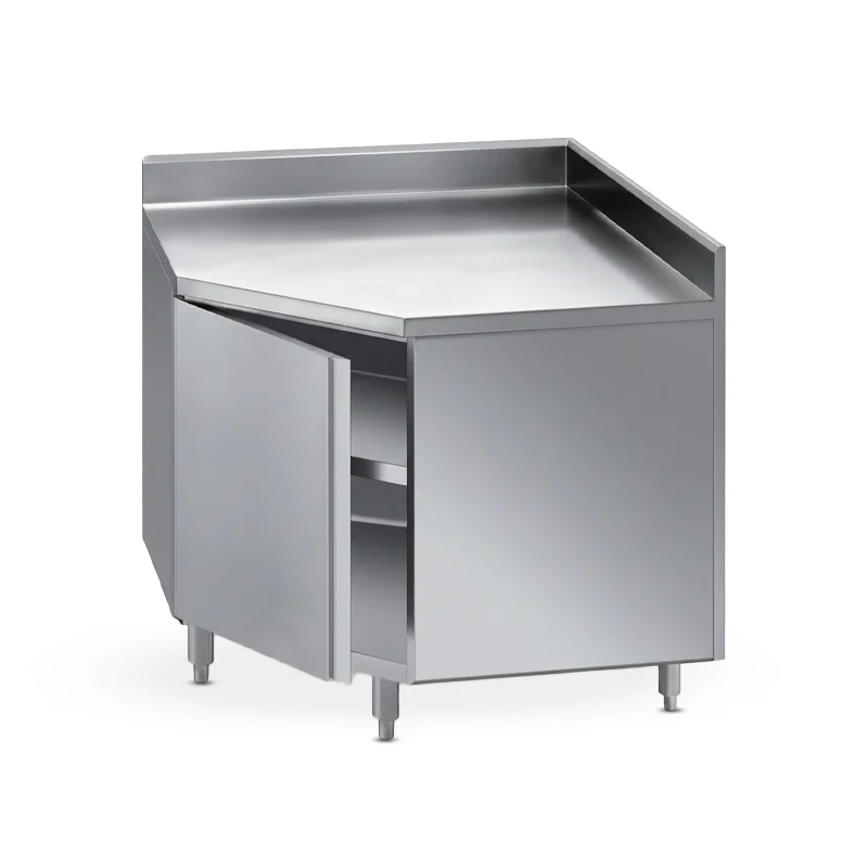 corner base cabinet stainless steel corner base cabinet with hinged door
