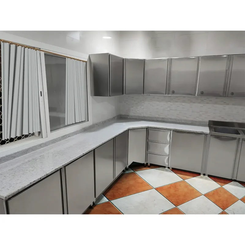 مطبخ خارجي مطبخ فيلا مطبخ من الفولاذ المقاوم للصدأ