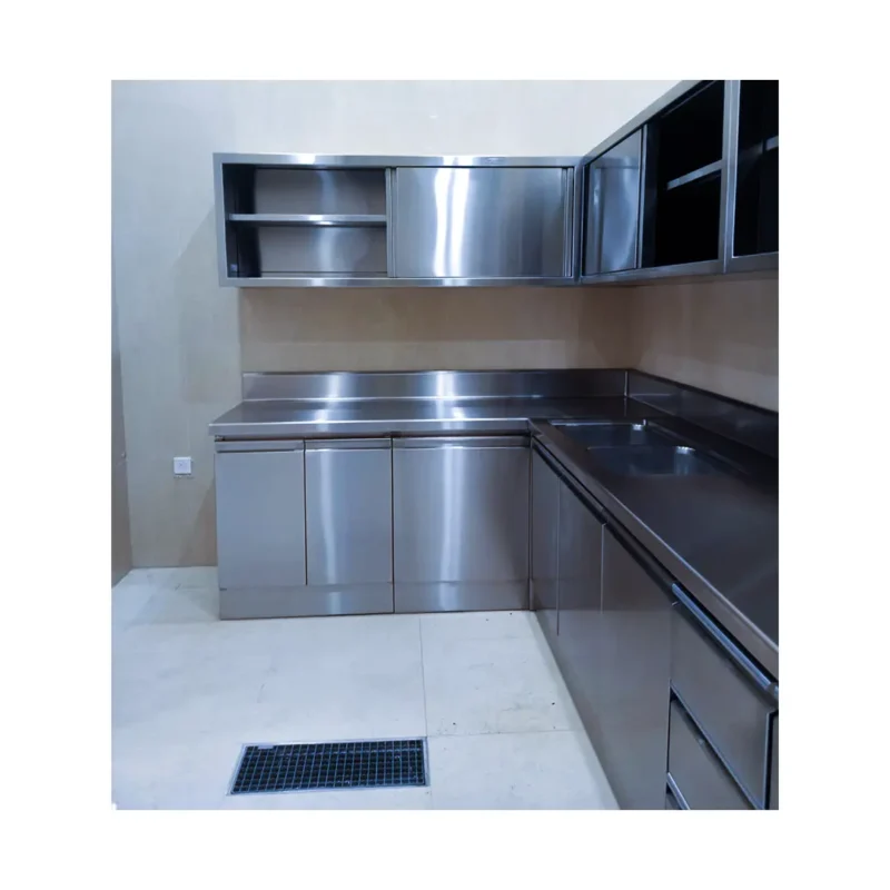 مطبخ خارجي مطبخ فيلا مطبخ من الفولاذ المقاوم للصدأ