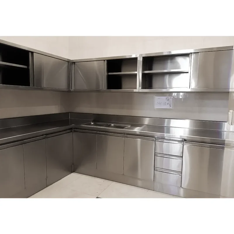 مطبخ خارجي مطبخ فيلا مطبخ من الفولاذ المقاوم للصدأ