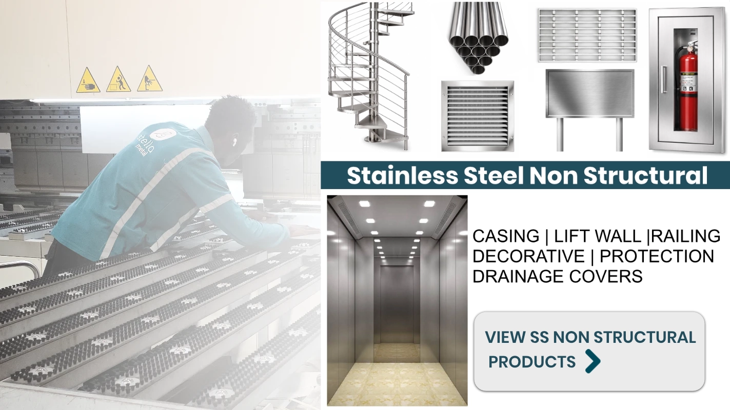 non structural stainless steel fabrication company in dubai UAE