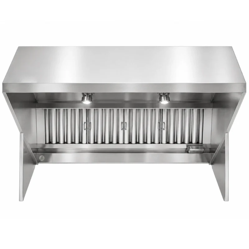 stainless steel exhaust hood, ss commercial hood , stainless steel kitchen equipment manufacturer in UAE