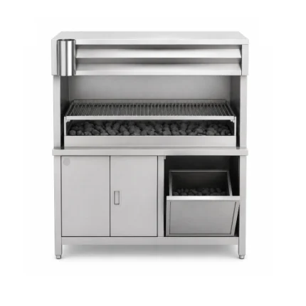 Charcoal barbecue Grill with Cabinet | SS Kitchen Equipment